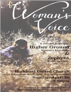 A Woman's Voice Benefit Concert